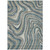 8' X 10' Teal Blue Gray And Taupe Abstract Washable Indoor Outdoor Area Rug