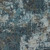 5' X 8' Blue And Gray Abstract Distressed Area Rug With Fringe