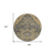 8' Gray Charcoal And Silver Round Oriental Washable Indoor Outdoor Area Rug
