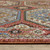 10' X 13' Pink And Red Medallion Area Rug With Fringe