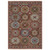 10' X 13' Pink And Red Medallion Area Rug With Fringe