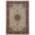 5' X 8' Ivory And Red Oriental Area Rug
