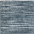 7' X 10' Teal And Ivory Striped Distressed Area Rug