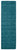 8' Runner Blue and Green Hand Woven Runner Rug