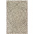 5' X 8' Brown And Ivory Wool Floral Hand Tufted Area Rug