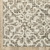 5' X 8' Brown And Ivory Wool Floral Hand Tufted Area Rug