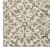 5' X 8' Brown And Ivory Wool Floral Hand Tufted Area Rug