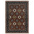 5' X 8' Red Medallion Area Rug With Fringe