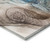 10' X 14' Beige Abstract Washable Non Skid Indoor Outdoor Area Rug