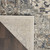 10' Gray and Ivory Square Medallion Power Loom Distressed Area Rug