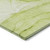 10' X 14' Green Abstract Washable Non Skid Indoor Outdoor Area Rug
