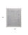 5' X 8' Gray And Blue Abstract Hand Woven Area Rug