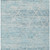 8' X 10' Teal Blue And Ivory Trellis Washable Indoor Outdoor Area Rug