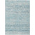 8' X 10' Teal Blue And Ivory Trellis Washable Indoor Outdoor Area Rug