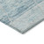 8' X 10' Teal Blue And Ivory Trellis Washable Indoor Outdoor Area Rug