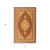 2' X 3' Red And Beige Oriental Area Rug
