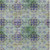 9' X 12' Purple and Green Floral Medallion Washable Non Skid Indoor Outdoor Area Rug