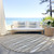 8' Taupe Beige And Ivory Round Geometric Washable Indoor Outdoor Area Rug