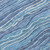8' Denim Blue And Sky Blue Round Abstract Washable Indoor Outdoor Area Rug