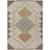 8' X 10' Brown Copper And Fern Green Geometric Washable Indoor Outdoor Area Rug