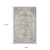 6' X 9' Gray And Gold Medallion Hand Tufted Area Rug