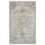 6' X 9' Gray And Gold Medallion Hand Tufted Area Rug