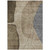 10' X 14' Brown Taupe And Beige Abstract Washable Indoor Outdoor Area Rug