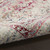 2' X 4' Ivory Red And Brown Floral Distressed Area Rug