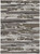7' X 10' Gray and Ivory Abstract Power Loom Distressed Area Rug