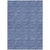 10' X 14' Navy Blue Geometric Washable Non Skid Indoor Outdoor Area Rug
