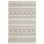 10' X 13' Gray And Beige Tribal Area Rug