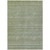 3' X 5' Sage And Ivory Striped Washable Indoor Outdoor Area Rug