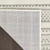 8' Runner Gray and Ivory Striped Power Loom Distressed Runner Rug