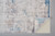 8' X 11' Ivory Gray and Blue Abstract Power Loom Area Rug With Fringe