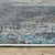 7' X 10' Blue And Gray Abstract Distressed Area Rug With Fringe