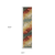 12' Beige Salmon And Yellow Abstract Runner Rug With Fringe