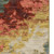 12' Beige Salmon And Yellow Abstract Runner Rug With Fringe