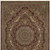 10' X 13' Red And Gold Medallion Area Rug With Fringe