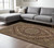 10' X 13' Red And Gold Medallion Area Rug With Fringe