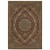 10' X 13' Red And Gold Medallion Area Rug With Fringe