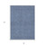 8' X 10' Navy Blue And Ivory Geometric Washable Indoor Outdoor Area Rug