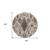 8' Brown And Beige Round Moroccan Washable Indoor Outdoor Area Rug