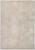 9' X 13' Beige and White Abstract Non Skid Area Rug