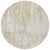 8' Beige And Ivory Round Abstract Washable Indoor Outdoor Area Rug