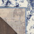 4' X 6' Blue Abstract Power Loom Area Rug
