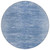 8' Denim Blue And Sky Blue Round Abstract Washable Indoor Outdoor Area Rug