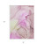 8' X 10' Pink Abstract Washable Non Skid Indoor Outdoor Area Rug