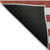 8' X 10' Red and White Striped Washable Non Skid Indoor Outdoor Area Rug