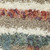 5' X 8' Tan Gray And Ivory Abstract Shag Distressed Area Rug With Fringe