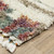 5' X 8' Tan Gray And Ivory Abstract Shag Distressed Area Rug With Fringe